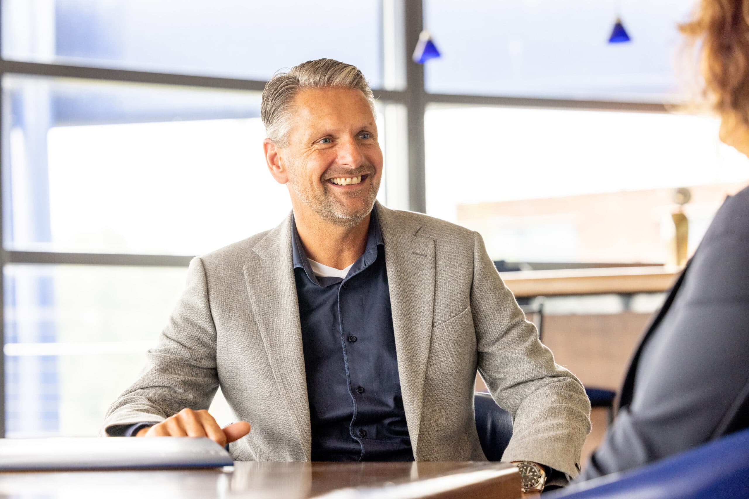 Bedrijfsverzekeringen VLIEG meeting met klant