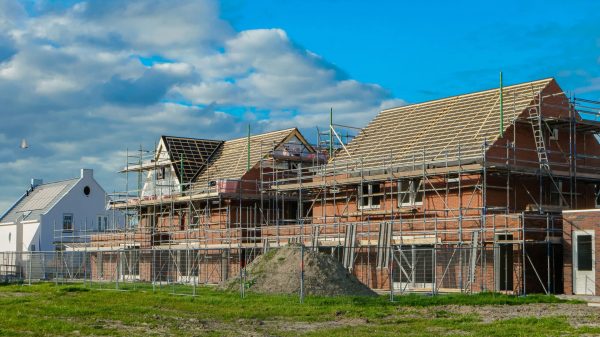 Construction,Site,Of,Dutch,Suburban,Area,With,Modern,Family,Houses
