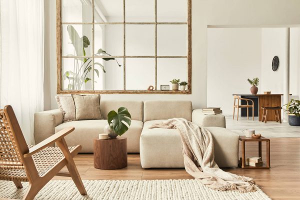 Modern,Interior,Of,Open,Space,With,Design,Modular,Sofa,,Furniture,